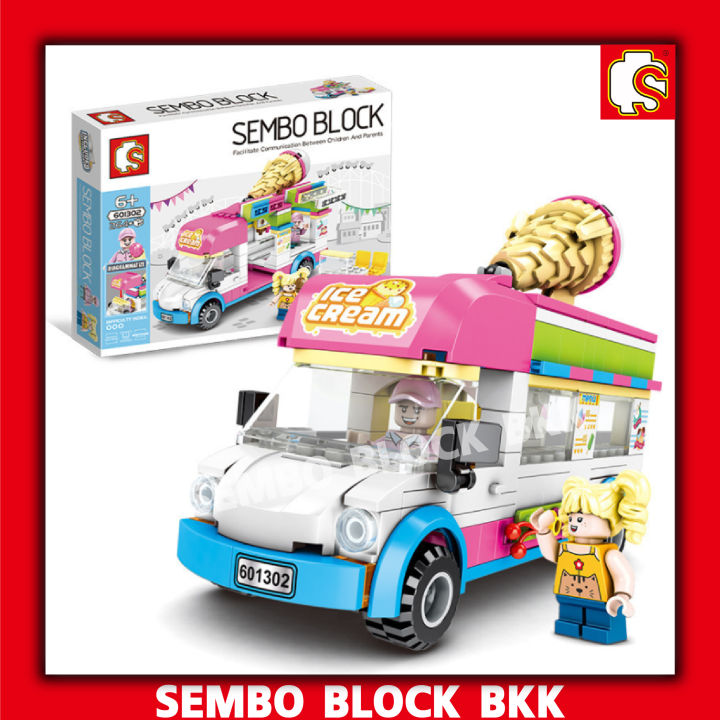 ชุดตัวต่อ-sembo-block-ร้านรถขายไอติม-sd601302-จำนวน-264-ชิ้น