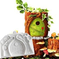 Fairy Door Silicone Mould Fondant Cakes Decorating Mold，Cupcakes，Sugarcraft Chocolate Baking Tools Kitchenware For Cake Gumpaste Bread Cake  Cookie Ac