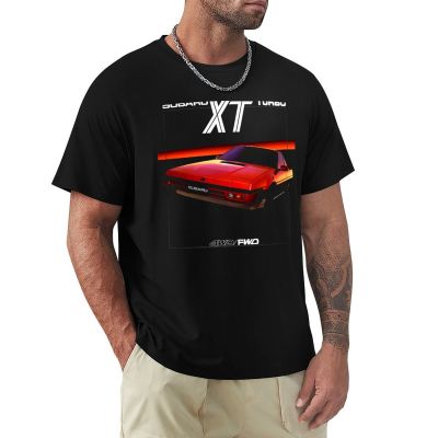 XT เสื้อยืดเทอร์โบเสื้อยืดเสื้อผ้าวินเทจผมบลอนด์ชาย