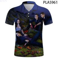 【high quality】  2020 New Summer 3d Printed the Vampire Diaries Men Shirts Cool Fashion Streetwear Casual Summer Hombres Harajuku Short Sleeve