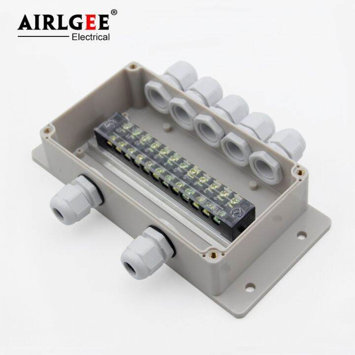 [LWF 2022]♧ 158x90x60mm 2 Inlet 5 Outlet with ear waterproof junction