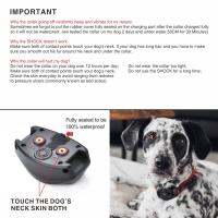 ZZOOI Electric Dog Training Collar 400m Pet Remote Control Electric Dog Collar Waterproof Rechargeable Suitable For All Dogs