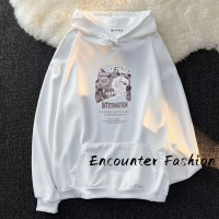 Encounter Fashion เสื้อสเวตเตอร์  เสื้อกันหนาวมีฮู้ด เสื้อกันหนาว เสื้อแขนยาวชาย เสื้อกันหนาว มีก้นหนา สบาย น่ารัก กีฬาและแฟชั่น C90ALYH 41Z231010