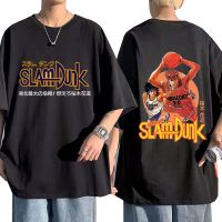 【New】เสื้อยืดแขนสั้น พิมพ์ลายการ์ตูนอนิเมะ Slam Dunk สไตล์ญี่ปุ่น แนวสตรีท แฟชั่นสําหรับผู้ชาย