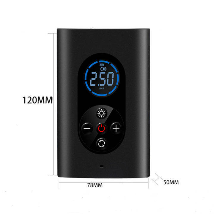 150psi-rechargeable-car-air-inflator-pump-with-led-lamp-for-car-motorcycle-bicycle-tyre-tire-balls-wireless-mini-auto-air-pump