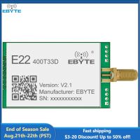 【LZ】☞✙  Sx1268 lora módulo sem fio 33dbm 400mhz ebyte E22-400T33D-V2.1 longa distância 16km rssi SMA-K tamanho pequeno uart dip módulo