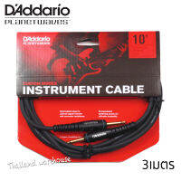 DAddario Guitar/Bass Cable 10ft. สายแจ๊ค กีต้าร์ เบส ยาว 3เมตร