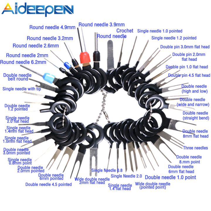 Aideepen Terminal Removal Tool Kit Terminal Ejector Kit for Car