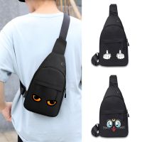 Fashion Men Chest Bag Outdoor Leisure Sports Mobile Phone Wallet Organizer Male Street Shoulder Crossbody Canvas Bags Fanny Pack