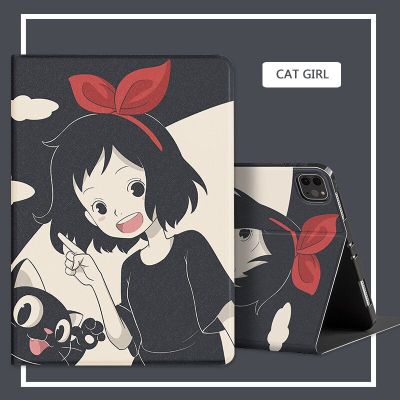 เคสใส่ Ipad สาวน่ารักฝาครอบป้องกันแท็บเล็ตสำหรับ Ipad Mini Air 2 3 4 7Th 8Th 10.2 9.7 2017 2018เคสแข็งปลอกซิลิโคน