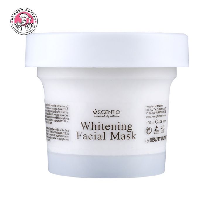 eauty-buffet-scentio-milk-plus-whitening-q10-facial-mask-มิลค์พลัส-ไบร์-แอนด์-ไวท์-เฟเชียล-มาส์ค-100-ml