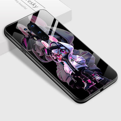 GGK เคสสำหรับ OnePlus 8 OnePlus 8 Pro OnePlus 8T เคสเคสกันกระแทกนิ่มกระจกเทมเปอร์ลายการ์ตูนเคสโทรศัพท์จักรราศี