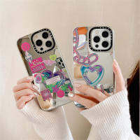 BBMirror เสน่ห์เสน่ห์ Apple สร้อยข้อมือคู่รักรูปหัวใจค่อยๆเคสโทรศัพท์14promax เหมาะสำหรับ iPhone 13แฟชั่น12/11ผู้หญิง