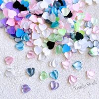 【hot sale】 ㍿✧✖ B50 30pcs Mixed Heart Cat Eye Jelly Rhinestones 3D Nail Decoration Charms Natural Quartz Crystal Opal Manicure DIY Jewelry Accessories