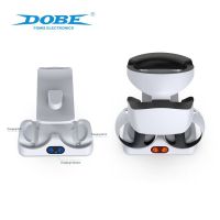 DOBE TP5-2515 PlayStation PS ขายึดขาตั้งที่ชาร์จคอนโทรลเลอร์รับรู้ VR2สำหรับแว่น VR VR ที่เก็บหูฟังแท่นวางมือถือพร้อมไฟแสดงภาพชุดชาร์จสายชาร์จ PS5 VR 2เดสก์ท็อปแท่นชาร์จอเนกประสงค์แท่นชาร์จ