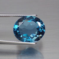 พลอย โทพาส ธรรมชาติ แท้ ( Natural Blue Topaz ) หนัก 8.76 กะรัต