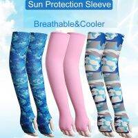 Hot Selling 2Pcs Unisex Cooling Arm Sleeves Cover Sports Running UV Sun Protection Outdoor Men Fishing Cycling Quick Dry S Arm Warmer