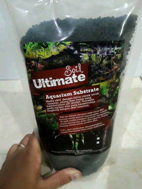 Soil Ultimate Substrat Aquarium Media Tanam Aquascape Kg Lazada