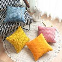 HelloYoung Nordic Minimalist Modern Dutch Velvet Three-dimensional Wave Pleated Texture Home Decoration Sofa Cushion Cover Bedroom Pillowcase