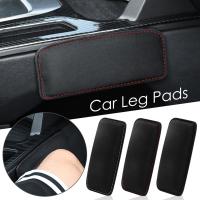 1pcs Comfortable Suede Car Pillow Self-adhesive Knee Pad Cushion Soft Memory Foam Leg Pad Arm Support Headrest Car Accessories Seat Cushions