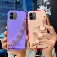 เคสโทรศัพท์ใหม่สำหรับเรดมี่ที่คลุม Redmi A2 A1 สร้อยข้อมือรักกันตกป้องกันลายนิ้วมือซิลิโคนเนื้อนิ่มทันสมัยสำหรับ Xiaomi Redmi A2 A1 เคส