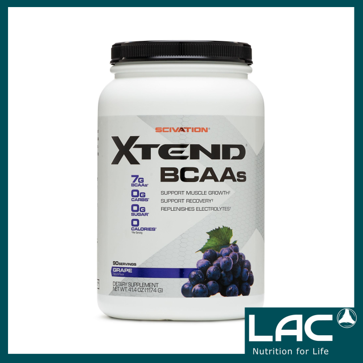 SCIVATION XTEND® BCAAs Grape 90 Servings (Best by June 2024) Lazada PH