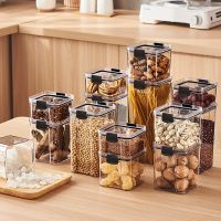 [COD] Cereals sealed storage tank with lid dustproof box square snack miscellaneous grains