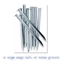 ANGLE 10  PEGS - SOFT OR LOOSE GROUND สมอบก สำหรับพื้นนิ่มหรือพื้นร่วน 10 ตัว