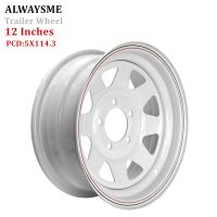 【LZ】♞  ALWAYSME-Roda de aço para reboque do caminhão reboque do barco reboque RV 5 furos 12 em