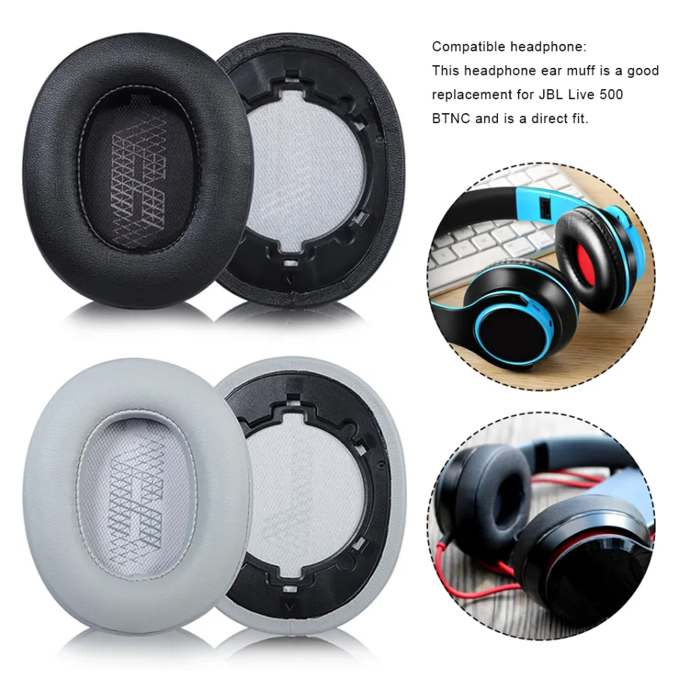 Computer Gaming Earphone Ear Pads Headphone Round Cushions Muffs