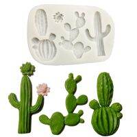 Cactus Plant Silicone Mold for Fondant Cake Decor Cupcakes Sugarcraft Cookies Candies Cards and Clay Resin Bakeware Tools M2636 Bread Cake  Cookie Acc