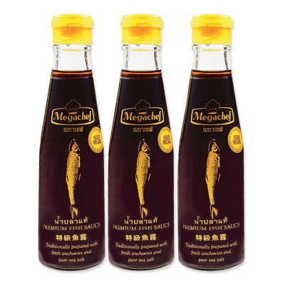 สินค้ามาใหม่! เมกาเชฟ น้ำปลาแท้ 200 มลx3 Megachef Fish Sauce 200 mlx3 ล็อตใหม่มาล่าสุด สินค้าสด มีเก็บเงินปลายทาง