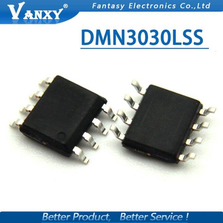 10pcs-dmn3030lss-13-sop8-n3030ls-sop-dmn3030lss-sop-8-watty-electronics