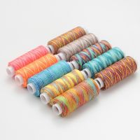 【YD】 10Colors Section-Dyed Sewing Thread Needlework   Machine Hand 402 Polyester Spool 300Yards