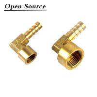 Brass Hose Pipe Fitting Elbow 8mm 10mm 12mm 14mm 16mm Barb Tail 1/4 3/8 1/2 BSP Female Thread Copper Connector Joint Coupler