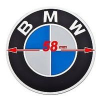 BMW Bike Logo Round Emblem (58mm) ; 51 14 8 164 924,BMW-Roundel924