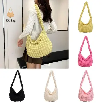 Womens Handbags Pleated Bubbles Korean Fashion Nylon Mini Cloud