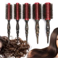 [Nai Nai comb]Professional Hair Round Brushes Retro Style Curler Combs Hairdressing Straight Quiff Roller Salon Styling Barber Tools