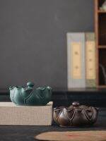 №♗✚ lotus plate incense burner home indoor aromatherapy offering retro sandalwood agarwood leaf ornaments