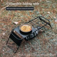 hyfvbuஐ  Table Stove Rack Bracket Outdoor Height Accessories for Camping Fishing