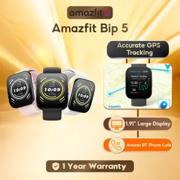 World Premiere] Amazfit Bip 5 Smartwatch Ultra-Large 1.91'' Display  Bluetooth Phone Calls 120+ Sports Modes Smart Watch