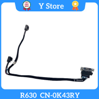 Y Store Original สำหรับ R630 Server Array Card SAS Backplane Cable K43RY 1N2WK 0K43RY 01N2WK Fast Ship