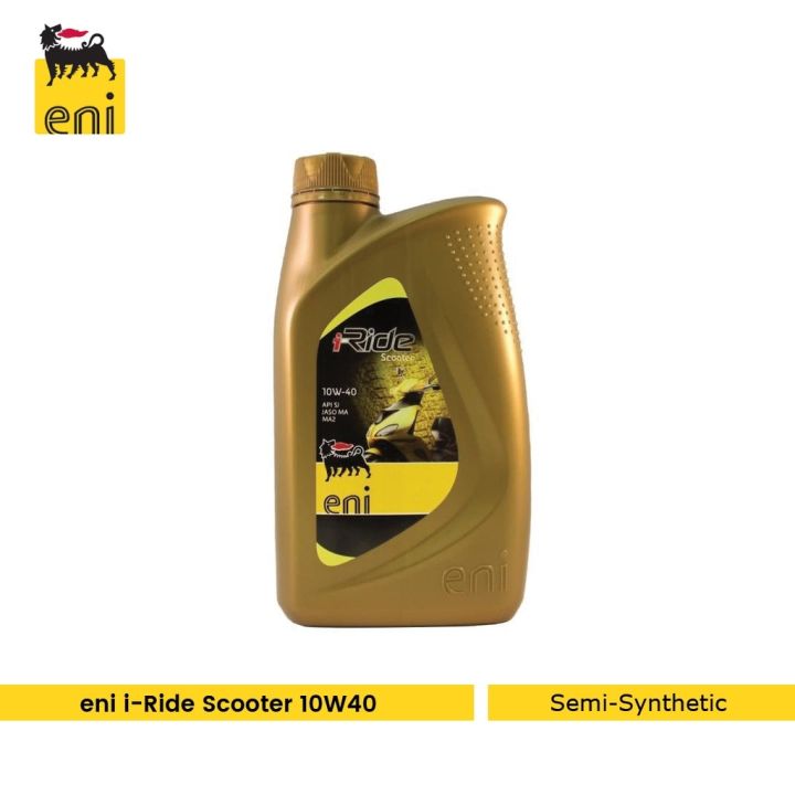 SALE ! Eni iRide SCOOTER 10W40 Semi Synthetic Motorcycle Engine Oil (1L) Lazada