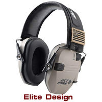 ACTFIRE Shooting Ear Protection Electronic Ear Protection NRR 23dB Noise Reduction Sound Amplification Safety Earmuffs Ultimate Combat Shooting Muff Design Perfect for Shooting Hunting Mowing