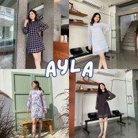 ♙◊ 3 O l “Ayl” เดรชีฟอง แขนยาว เดรทำงาน