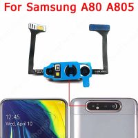 สำหรับ Samsung Galaxy A80โมดูลกล้องมองหลัง A805ชิ้นส่วนอะไหล่แท้ SXT37121แบบเฟล็กซ์สำหรับอะไหล่ด้านหลังเลนส์สมาร์ทโฟน