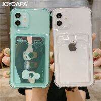 [HOT P] เคสโปร่งใสกระเป๋าใส่บัตรเครดิตแฟชั่นสำหรับ Samsung S21 S20เป็นพิเศษ S10 FE A32 E Note 20 10 Plus A42 A52 A72 A82ฝาครอบนุ่ม5G