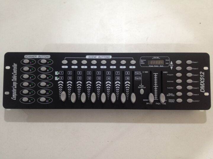 เครื่องคุมไฟพาร์ DMX 512 Computer Lamp Table Controller Lazada.co.th