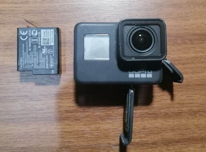 Gopro 7 black พร้อมถ่าน (เสียตกน้ำ) | Lazada.co.th