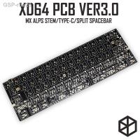 แฟชั่น☌X4 Xd64 Xd60 Rhe20 3.0ชุด Pcb De Teclado Mecânico Rgb Gh60 Programvel Mx Alps ก้านแยก Spacebar TC Po